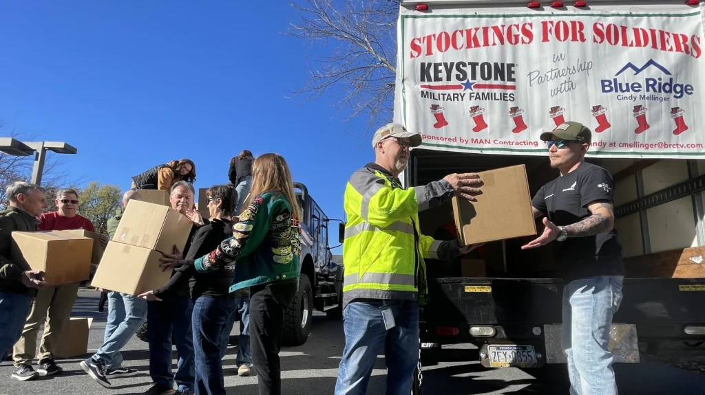 Mack-Truck-Packs-Up-Holiday-Packages-For-Hundreds-Of-Active-Duty-Military-Members-Oversees